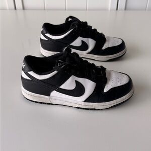 Nike Kids Black and White Dunk Low Pandas